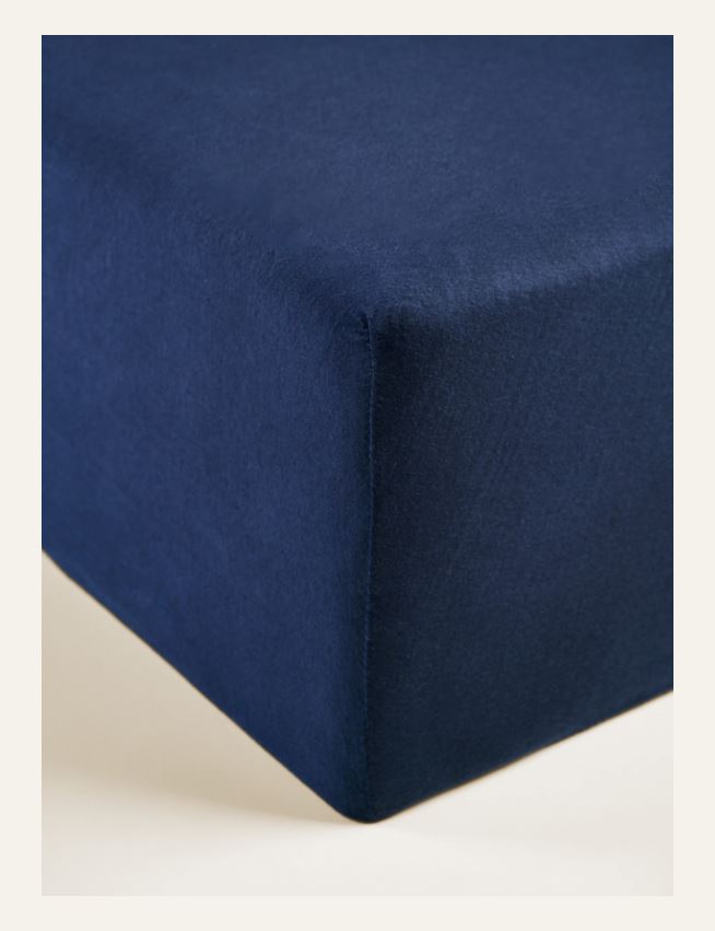 Stretchlaken marineblå - 3
