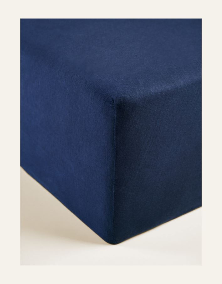 Stretchlaken marineblå - 3