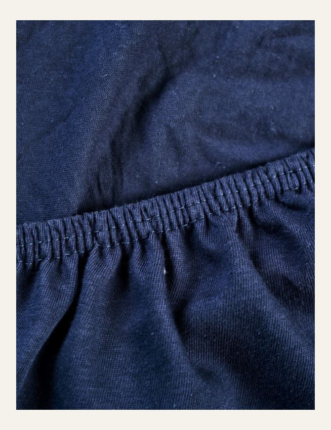 Stretchlaken marineblå - 2