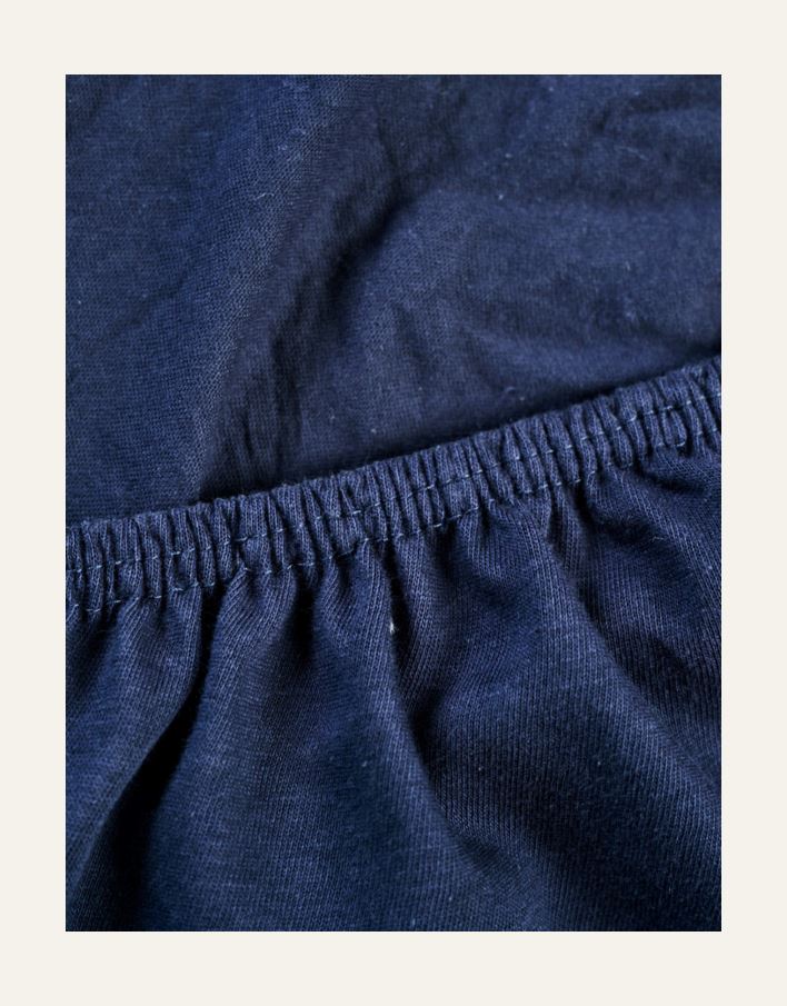 Stretchlaken marineblå - 2