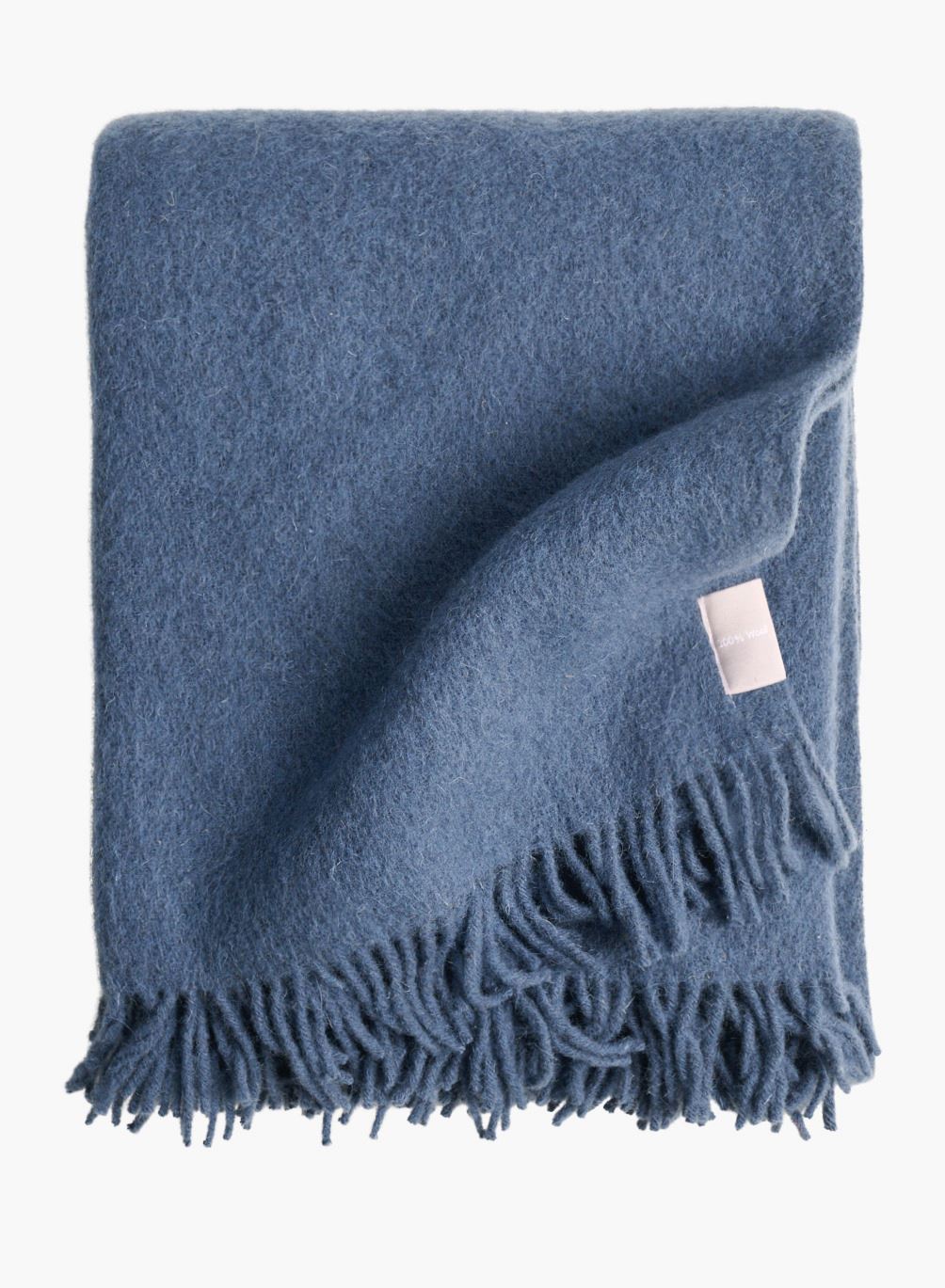 Ullpledd blå - 130x170 cm blå - 1
