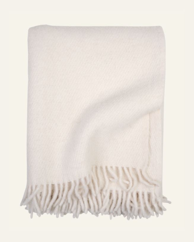 Ullpledd offwhite - 130x170 cm offwhite - 1