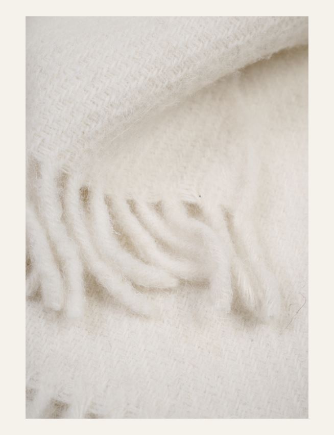 Ullpledd offwhite - 3