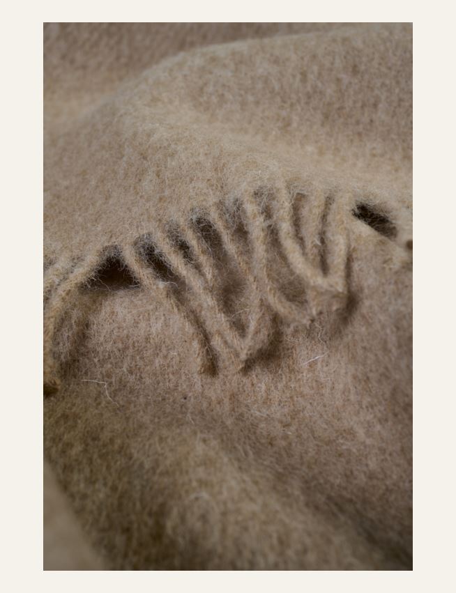 Ullpledd lys brun - 2