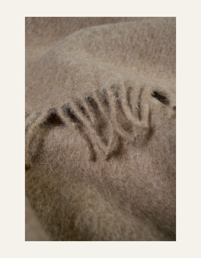 Ullpledd lys brun - 2