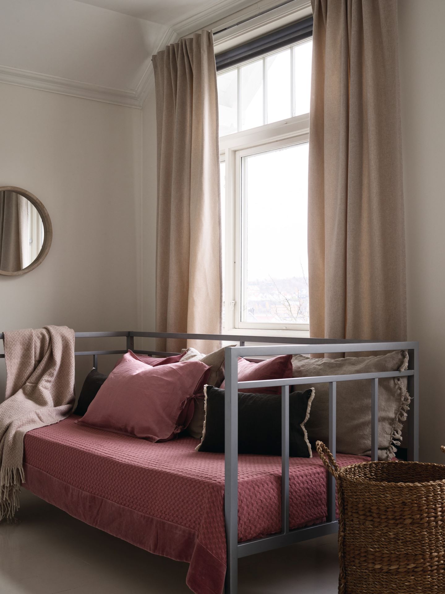 Lysdempende gardin beige - 7