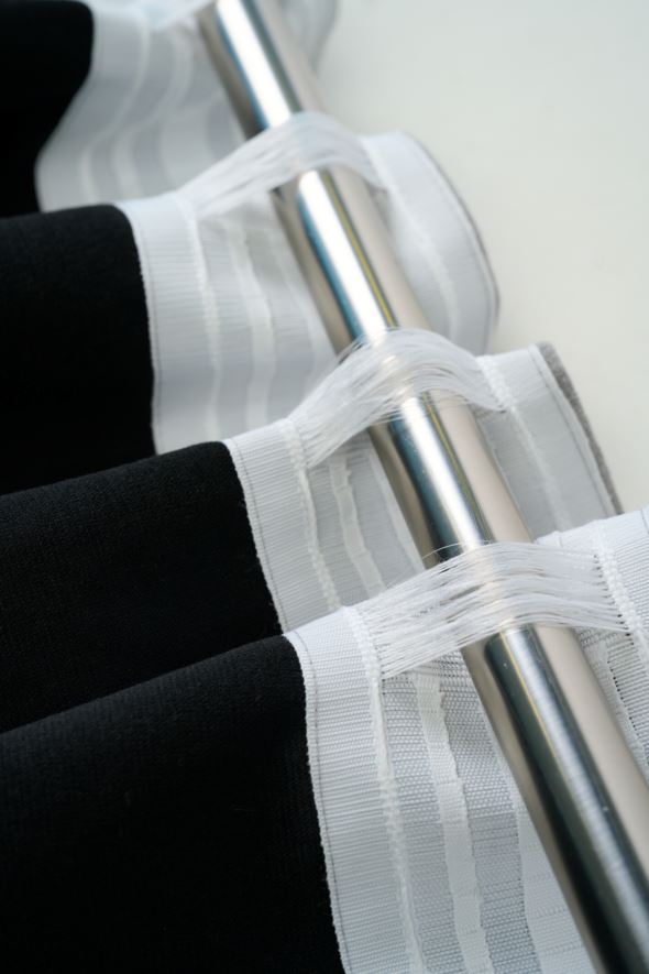 Lysdempende gardin lys grå - 5