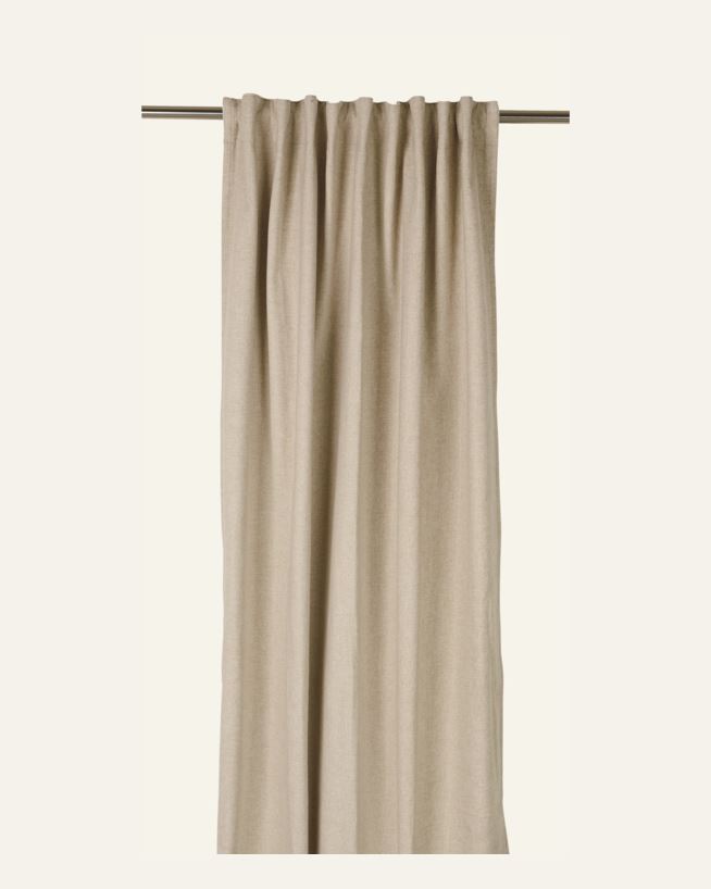 Lysdempende gardin beige - 140x240cm 7cm beige - 1