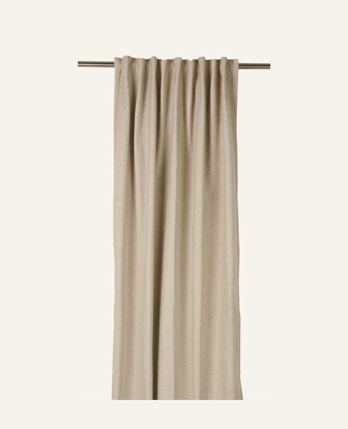 Lysdempende gardin beige - 140x240cm 7cm beige - 1