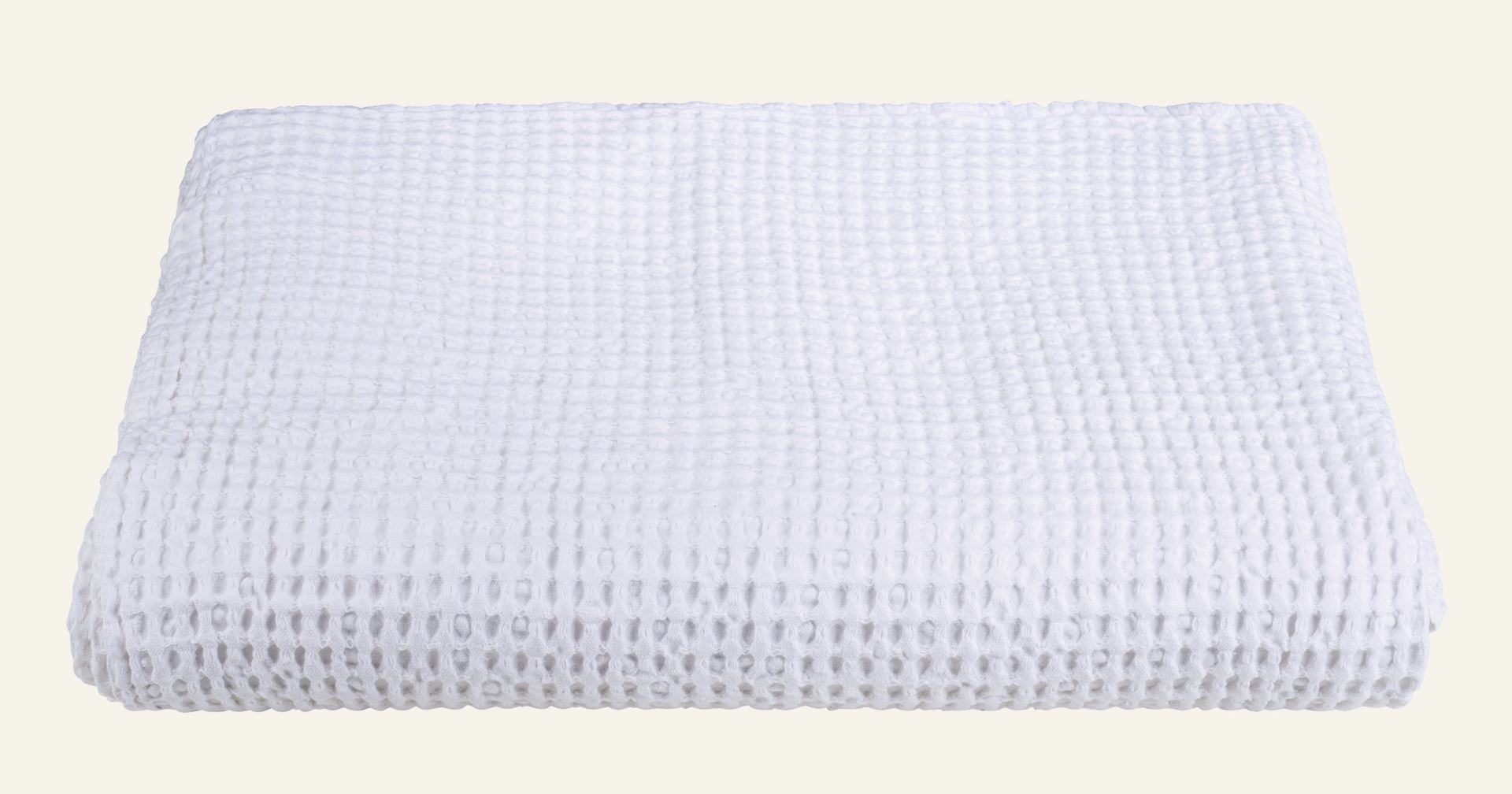 Sengeteppe hvit - 4