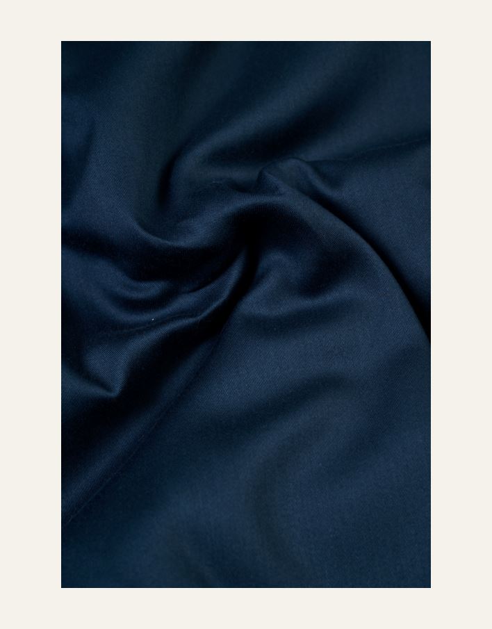 Egyptisk bomull sateng sengesett tåkeblå - 2