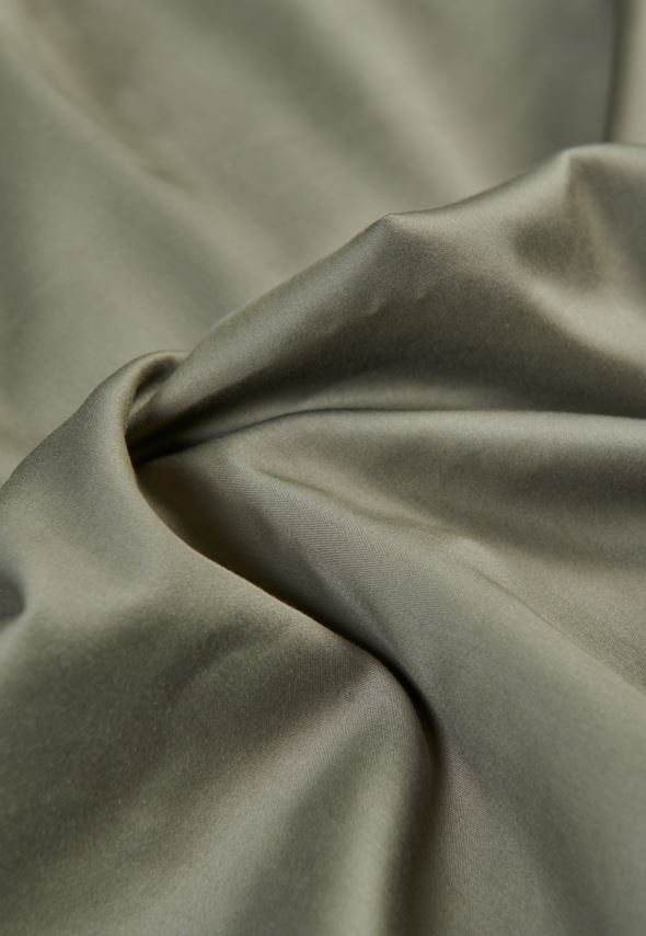 Egyptisk bomull sateng sengesett olivengrønn - 4