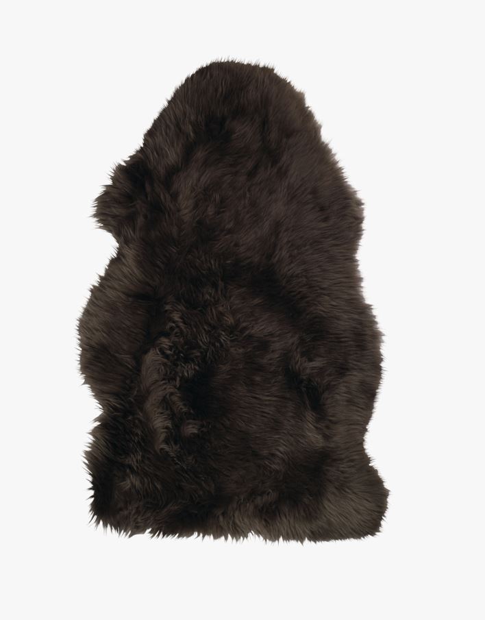 Lammeskinn mørk brun - 80 mørk brun - 1