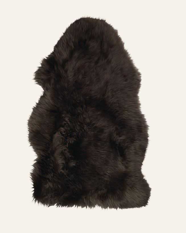 Lammeskinn mørk brun - 80 mørk brun - 1