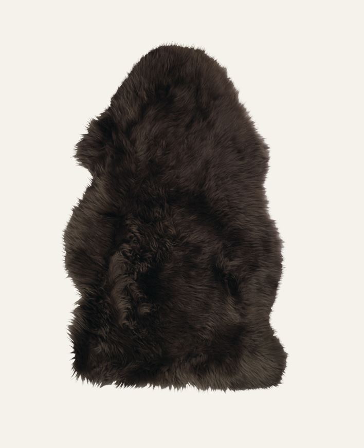 Lammeskinn mørk brun - 80 mørk brun - 1