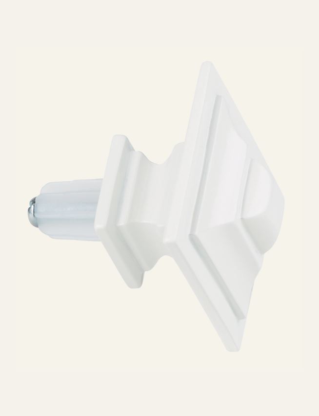 Endestykke 2pk hvit - 2