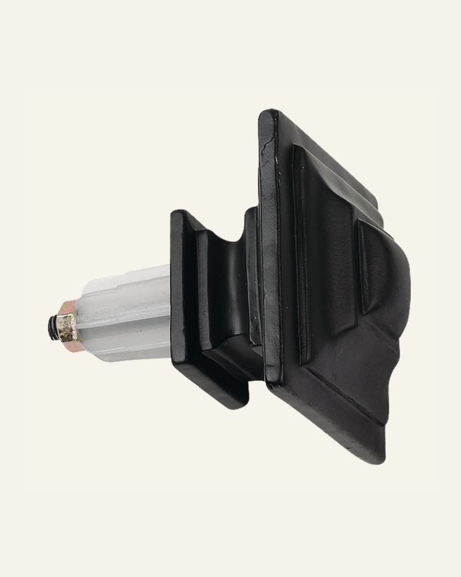 Endestykke 2pk svart - 22/25 mm svart - 1