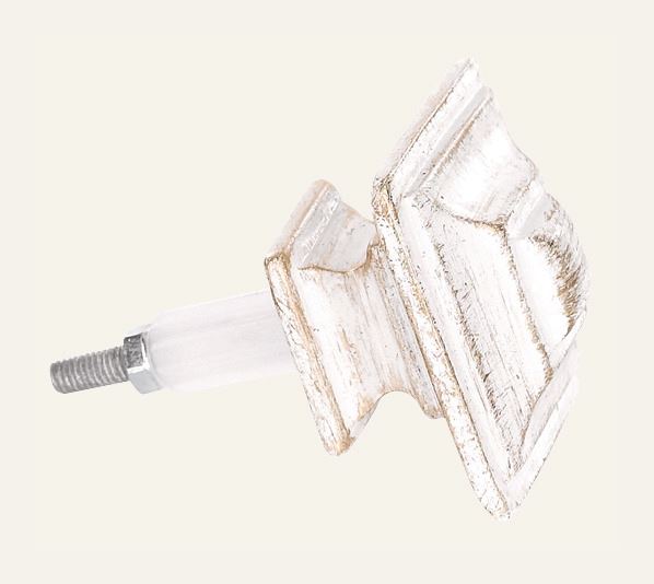 Endestykke 2pk hvit - 3