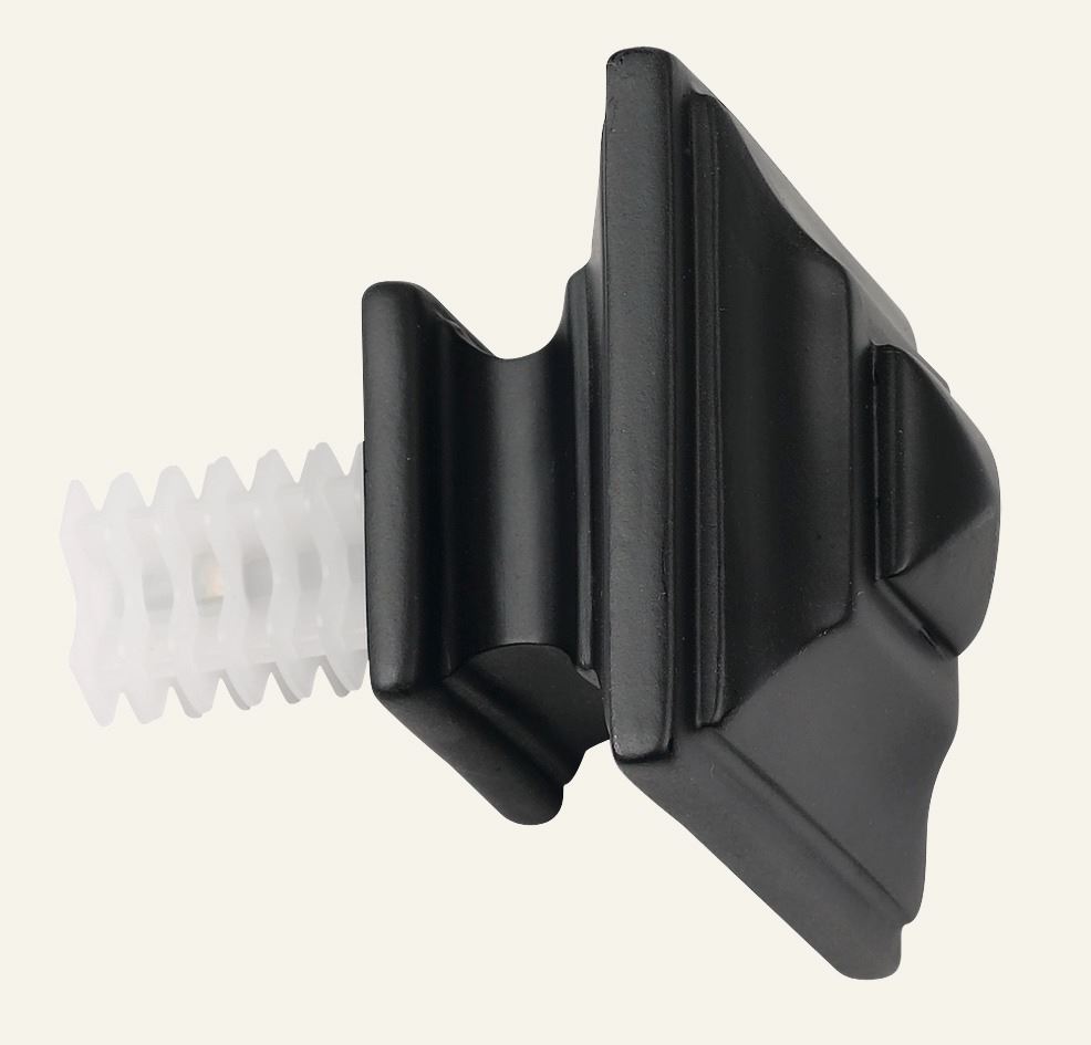 Endestykke 2pk svart - 2