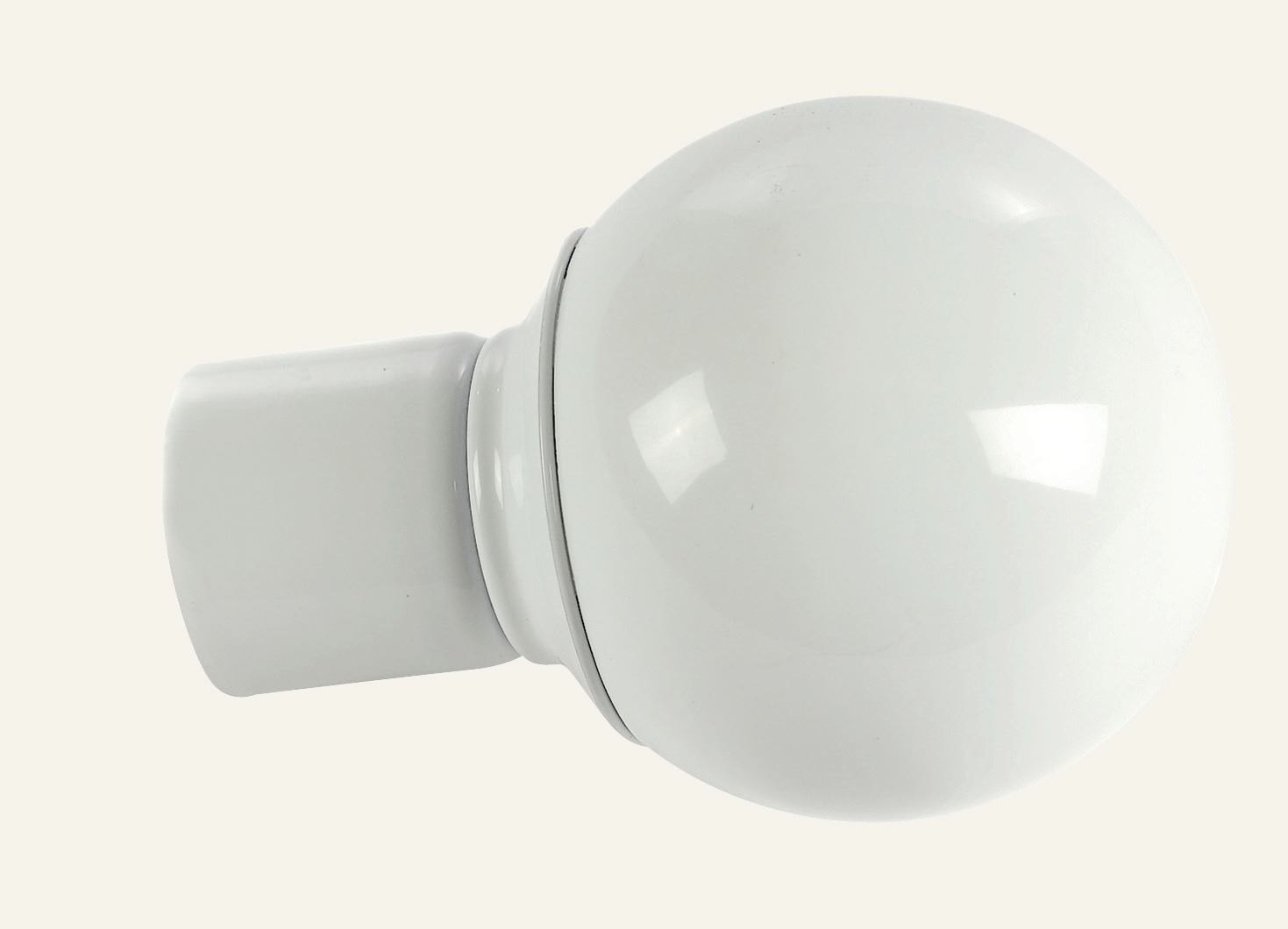 Endestykke 2pk multi hvit - 2