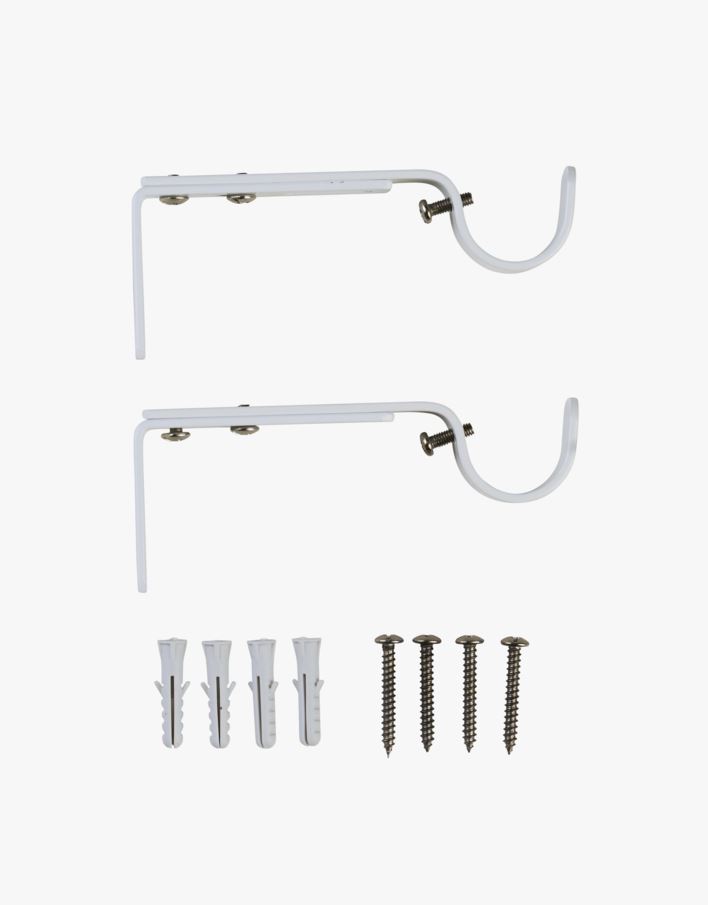 Veggfester hvit - 10/13 mm hvit - 1