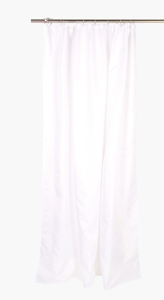 Dusjforheng hvit - 180x200 cm hvit - 1