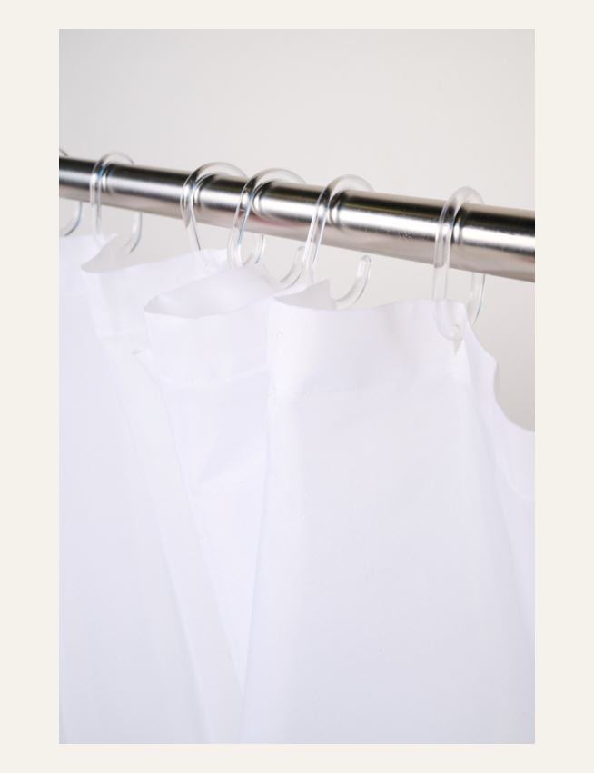 Dusjforheng hvit - 3