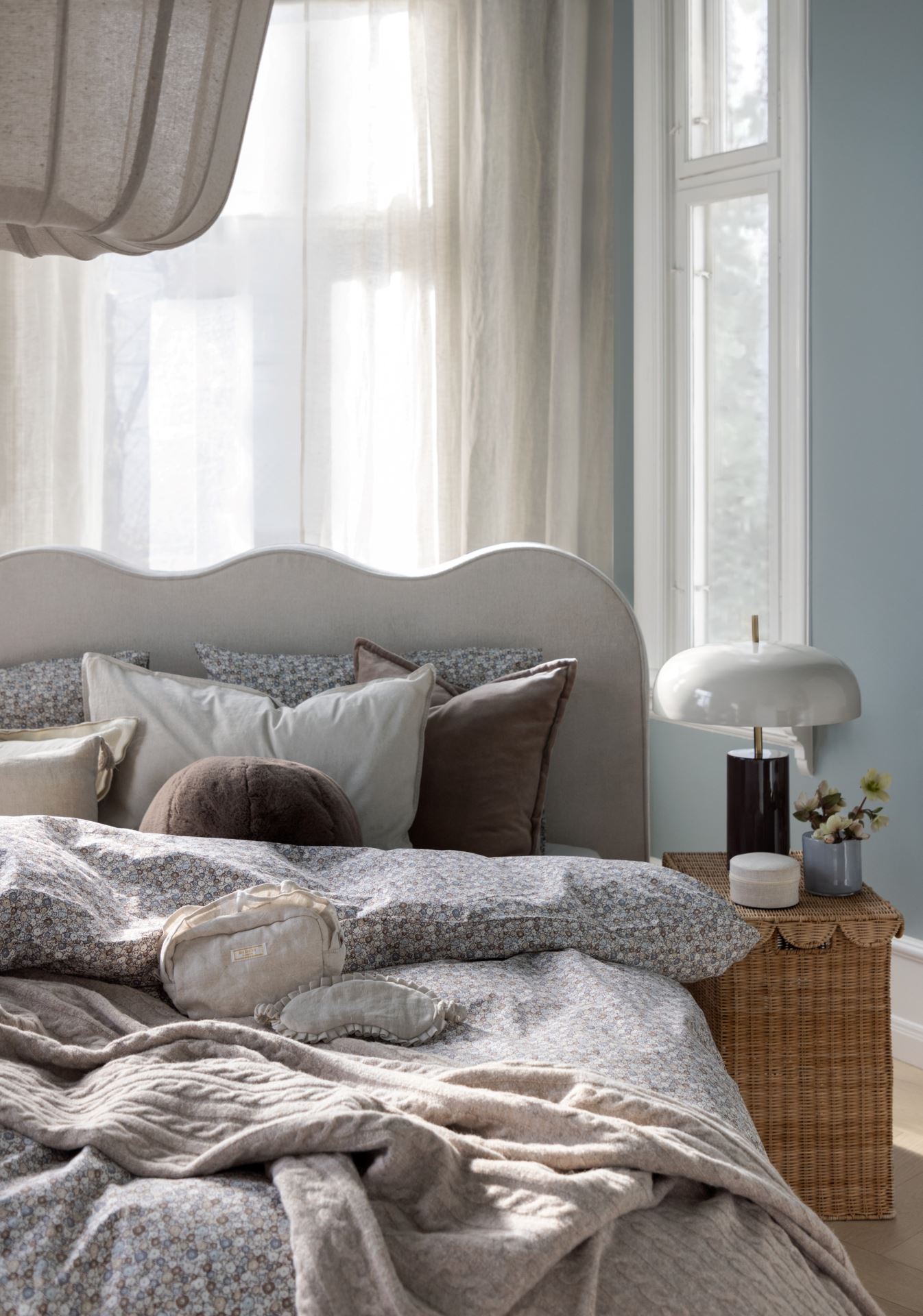 Sengegavl beige - 2