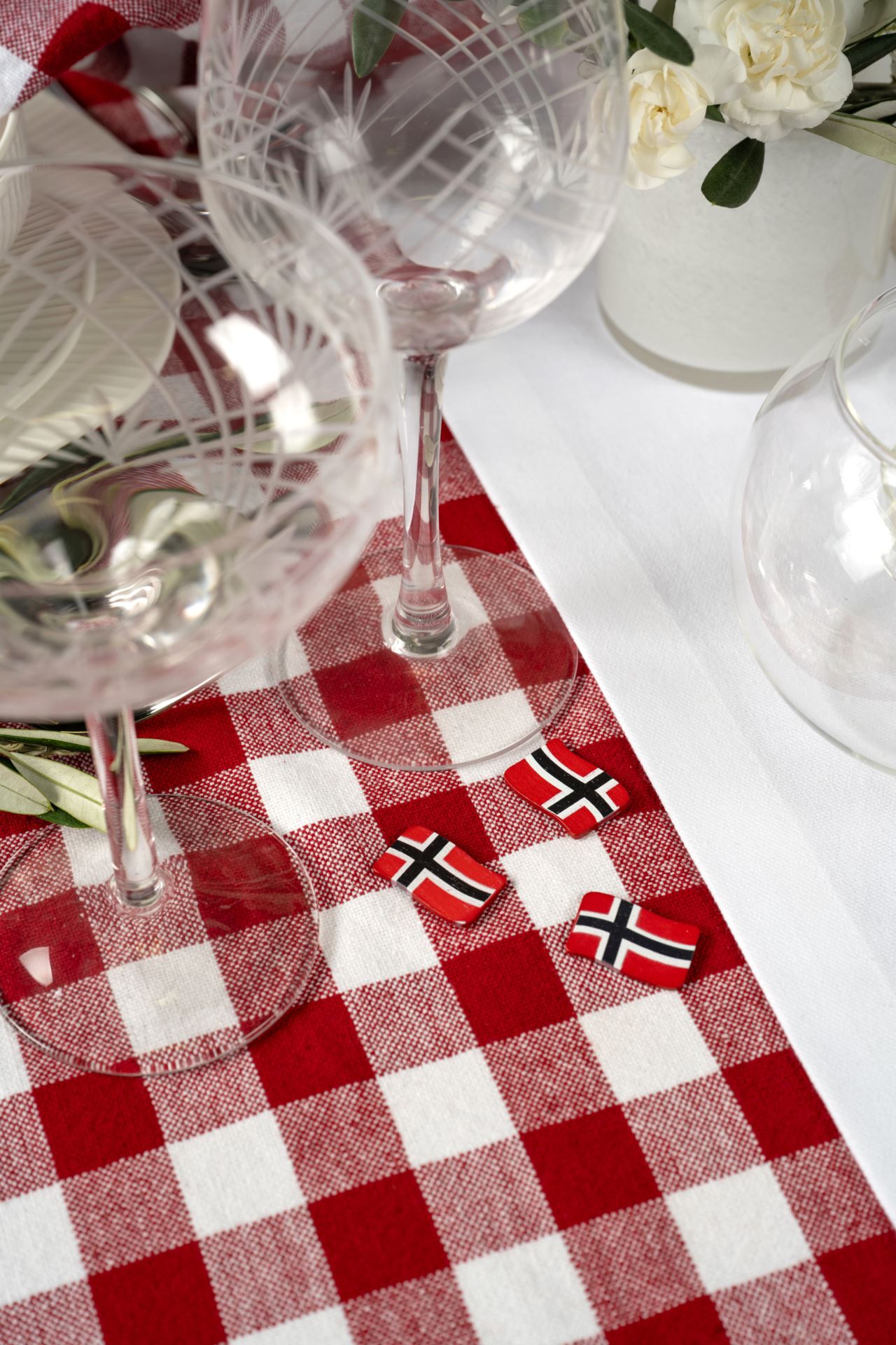 Flaggpynt multi rød - 3