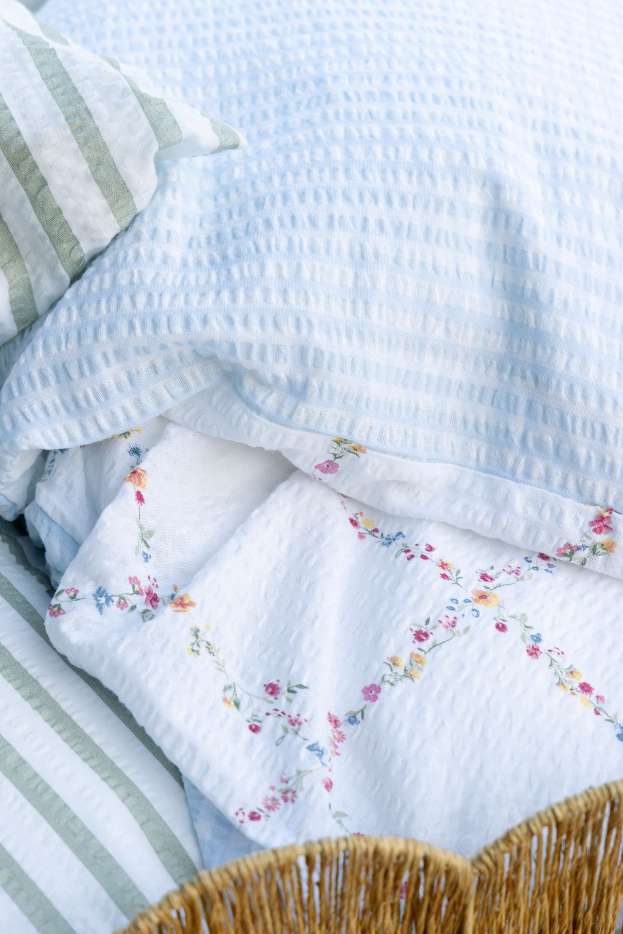 Krepp sengesett multi - 5