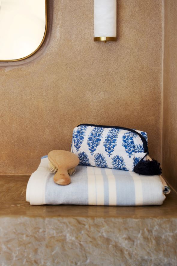 Liten toalettmappe blå - 2