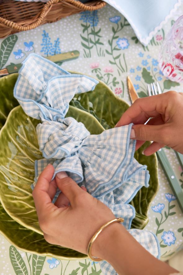 2pk tøyserviett lys blå - 2