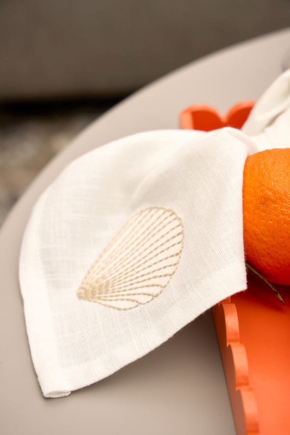 2pk tøyserviett hvit - 2