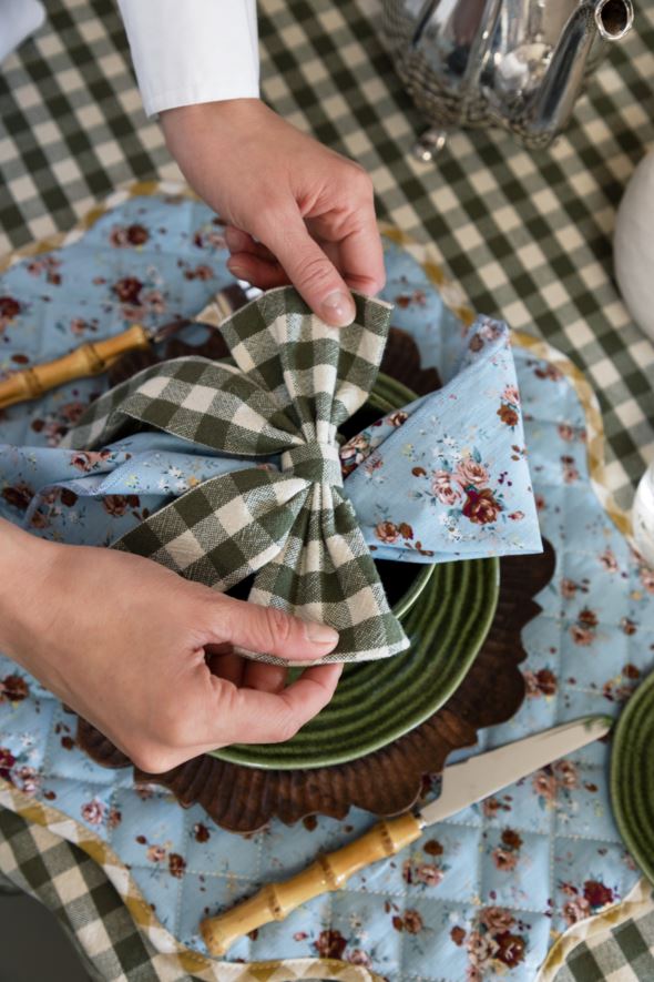 Tøyserviett himmelblå - 2