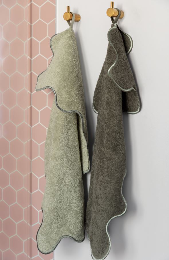 Gjestehåndkle mørk grønn - 3