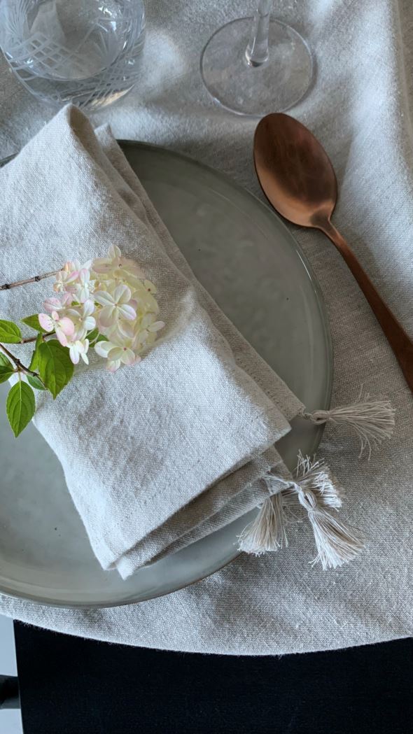 Linserviett natur - 3