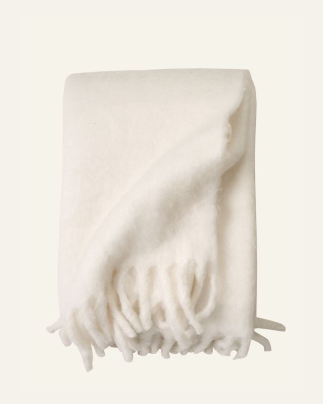 Pledd hvit - 130x170 cm hvit - 1