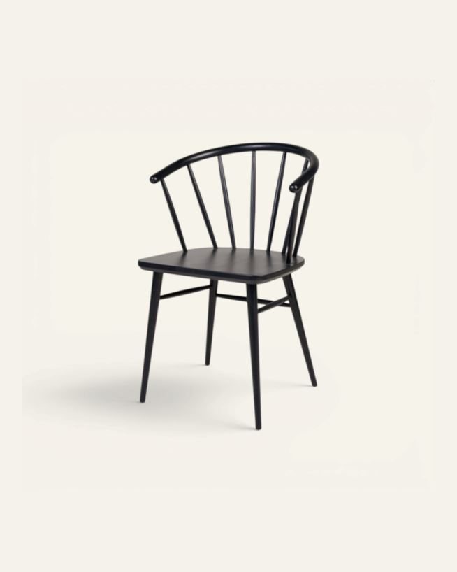 Spisestuestol svart - 53x53x81 cm svart - 1