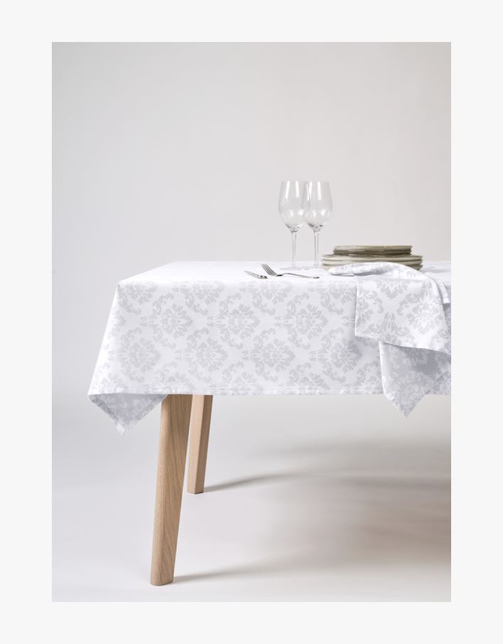 Belagt duk hvit - 140x250 cm hvit - 1