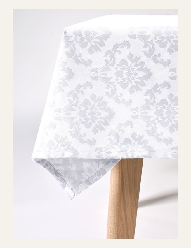 Belagt duk hvit - 2