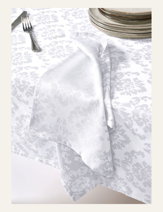 Belagt duk hvit - 3