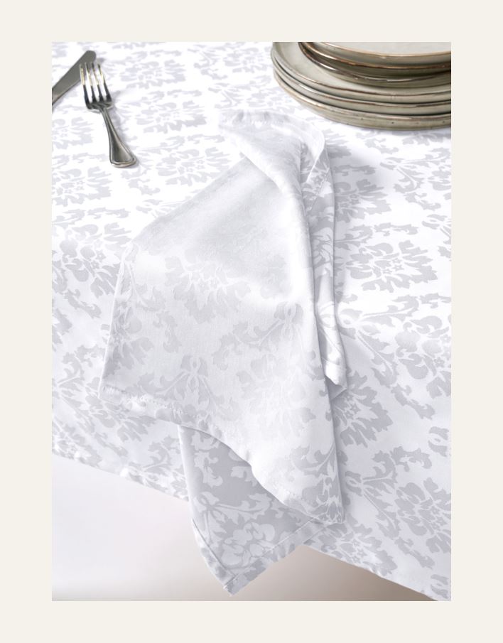 Belagt duk hvit - 3