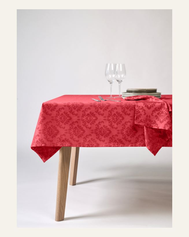 Belagt duk rød - 140x250 cm rød - 1