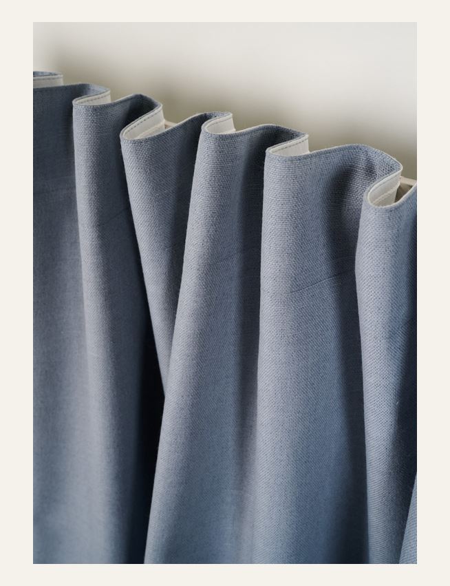 Lystett gardin tåkeblå - 4