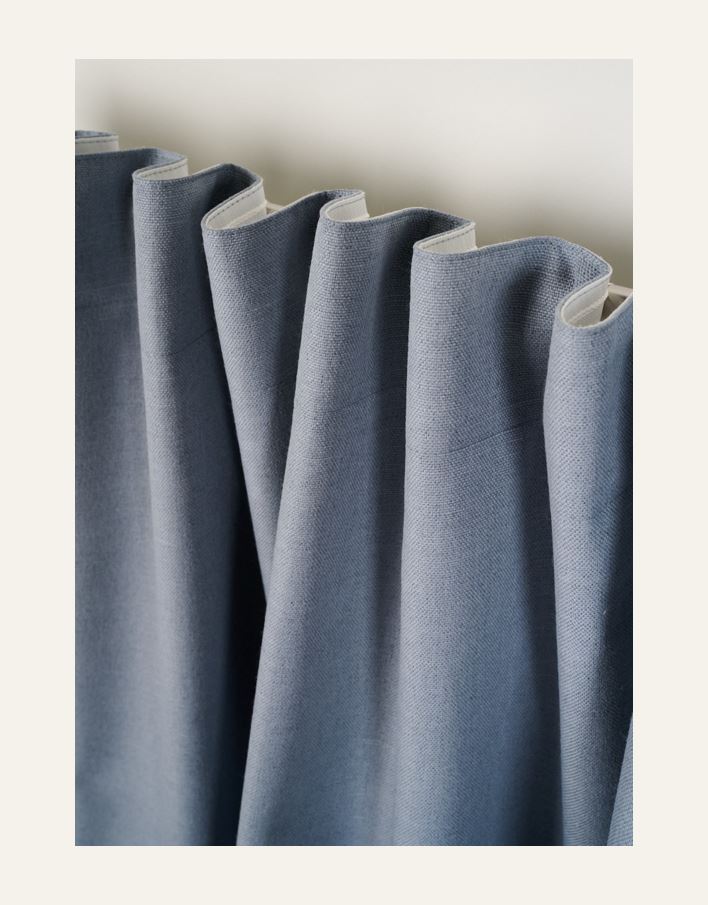 Lystett gardin tåkeblå - 4