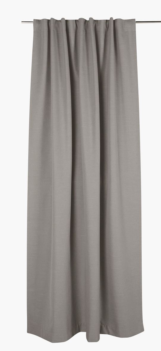 Lystett gardin grå - 140x160 cm grå - 1