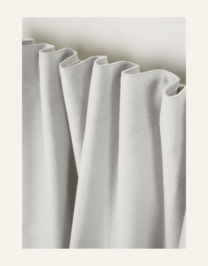 Lystett gardin hvit - 4