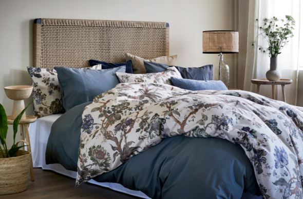 Sateng sengesett tåkeblå - 4