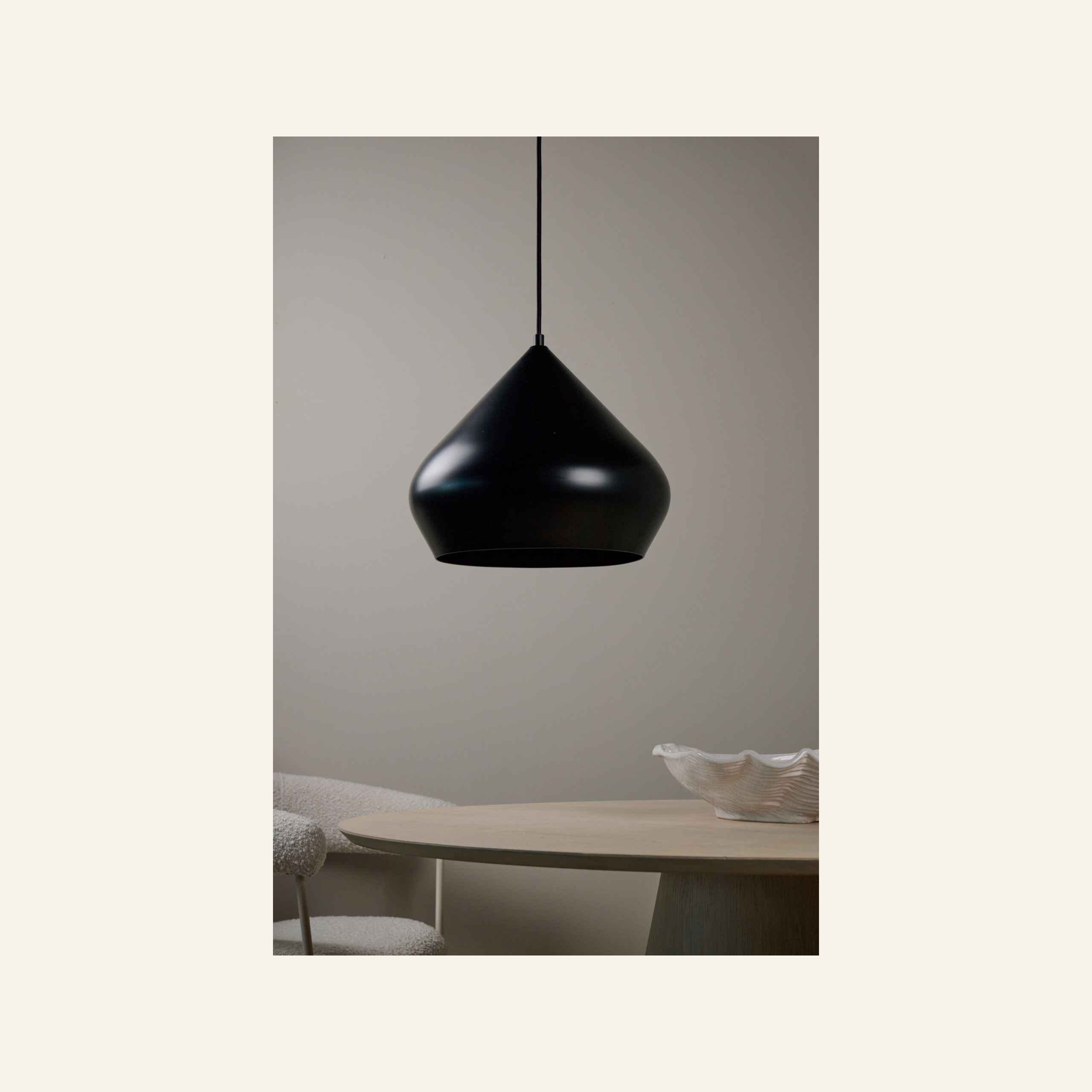 Taklampe svart - 2