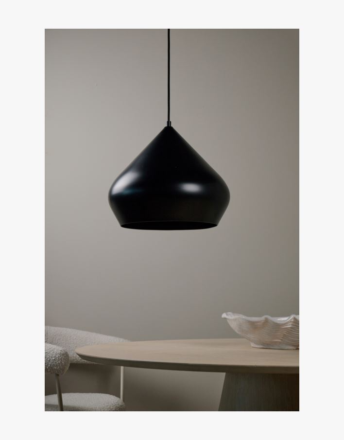 Taklampe svart - 29,5 cm ø34 svart - 1